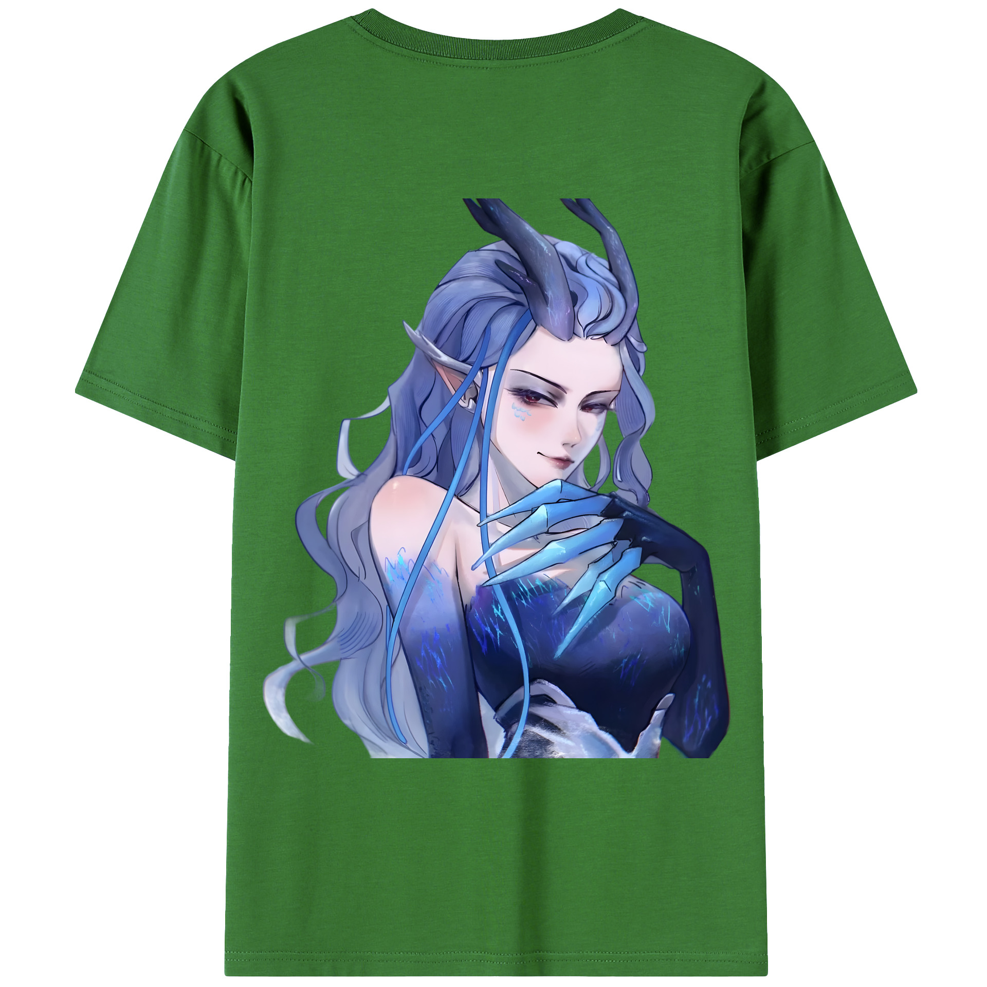 （画像用） Ne Zha 2 ナタ 魔童の大暴れ レディース半袖Tシャツ(バックプリント)